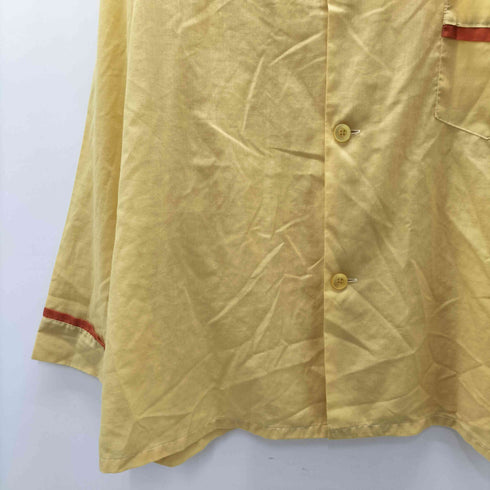 シアーズ Sears 70S L/S パイピング パジャマ シャツ 開襟 オープンカラー メンズ import:XL
